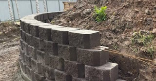 Установка подпорной стенки в Челябинске в октябре